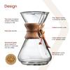 Кофеварка CHEMEX на 10 чашек День рождения Годовщина Обед Утренний ужин Подарок Подарок Фирменный интерьер Милый кафе Обеденный стол Ретро деревенский дизайн Стильный