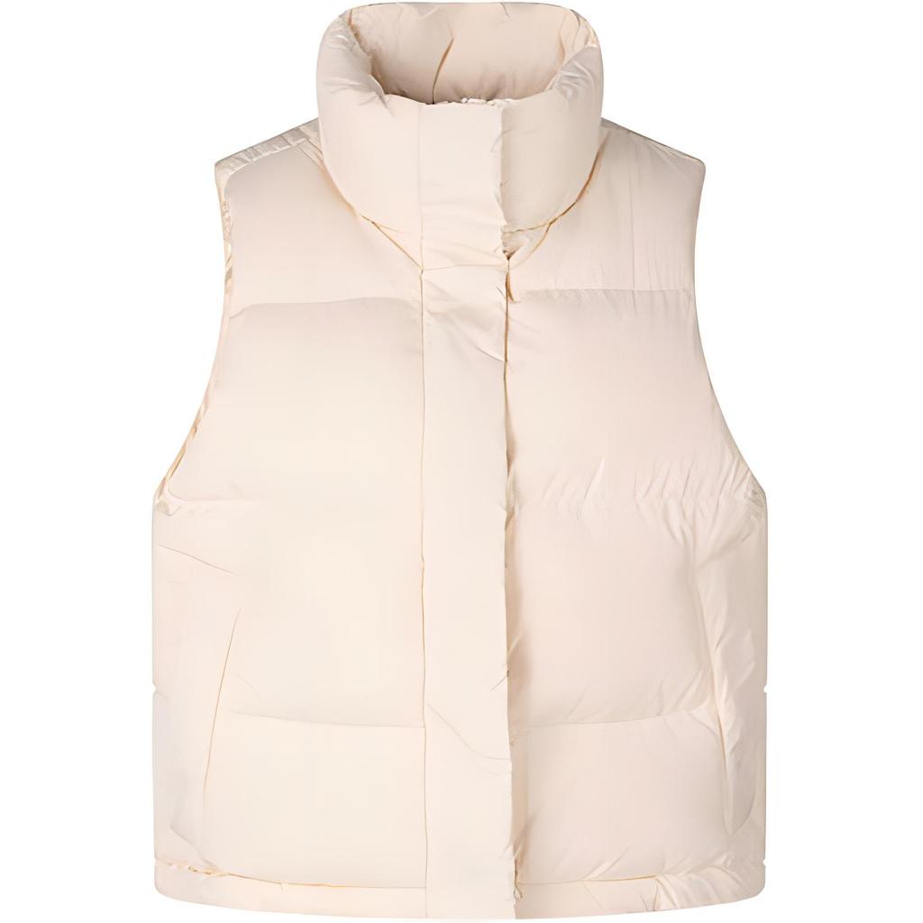 Asics Warm Zip Collar Vest Women Vests Birch-White 2032D264-200