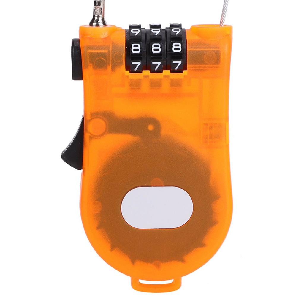 Мини Кодовый Замок на Шнурке с Защитой от Кражи Водонепроницаемый Выдвижной Замок для Мотоциклетного Шлема для Шкафов Ящиков для Инструментов