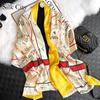 High-quality Luxurious Silk Scarves Headband Scarfs Neck Scarf For Women Chain Silk Scarf Women's Decorative Shawl