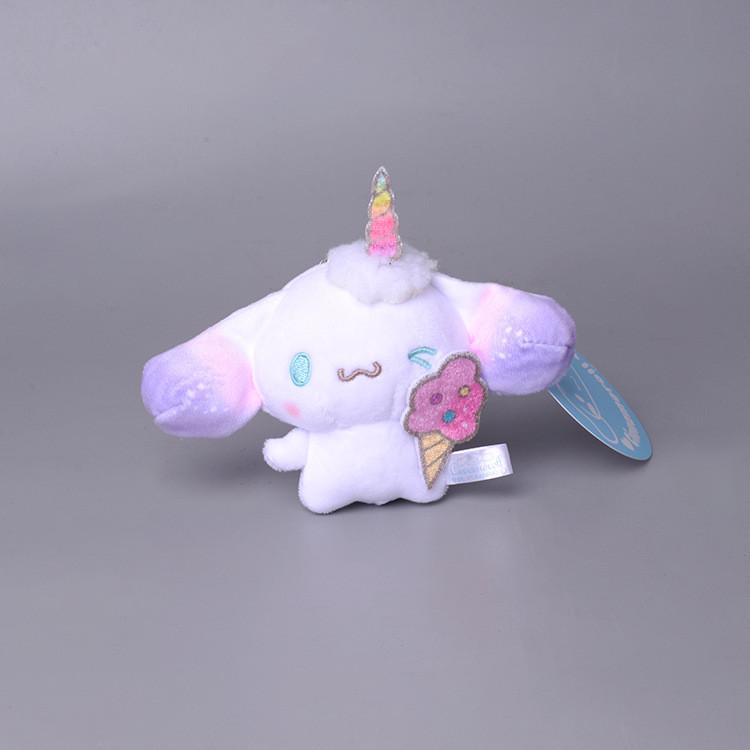 Doll Cinnamon Dog Pendant Featuring An Ice Cream Diamond Design Lollipop