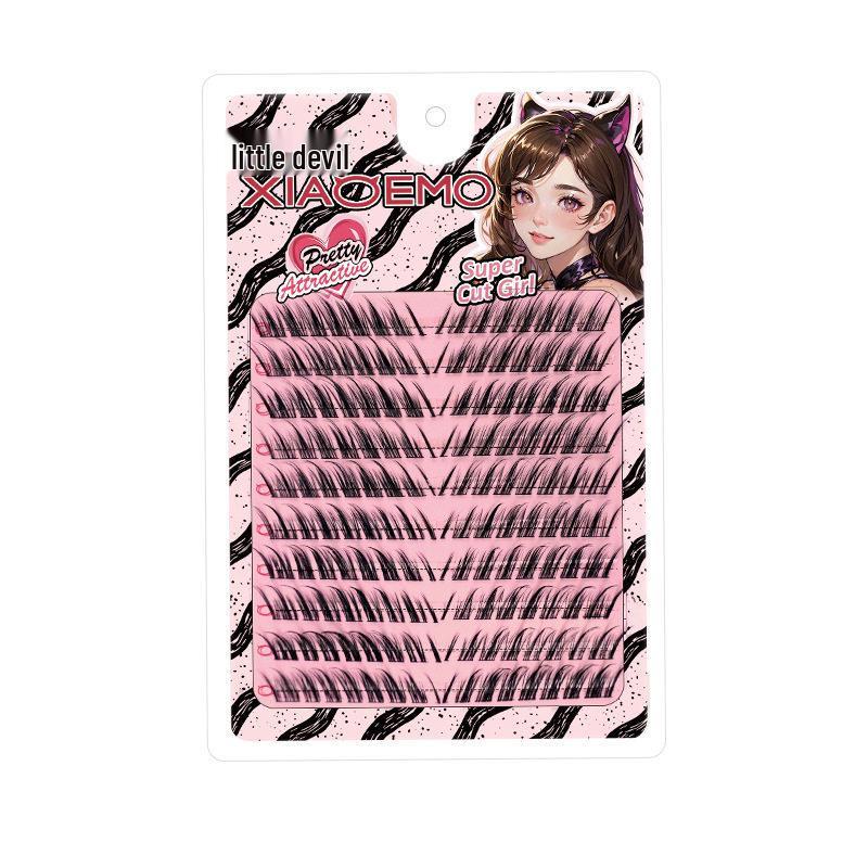 Серия «Лиса» Древний стиль Большая емкость Накладные ресницы - Натуральные, Наклонные, Эффект «Лисий глаз» для начинающих