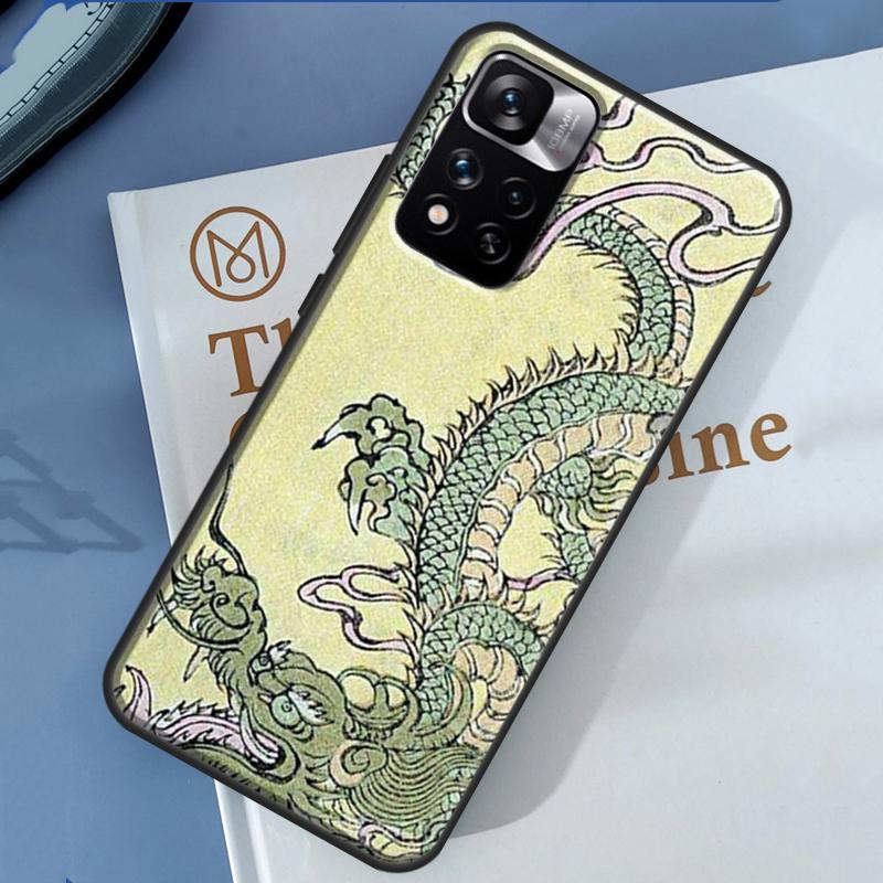 Чехол с китайским драконом для Xiaomi Redmi Note 14 13 11 9 10 12 Pro 9S 10S 11S 12S Redmi 10C 12C 13C 14C