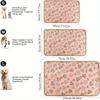 3PCS Soft Fluffy Pet Blanket Winter Warm Dog Blanket Cute Pet Bed Sheet Warm and Comfortable Cat and Dog Cushion Blanket Pet Supplies
