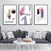 Скандинавский минималистичный модный геометрический узор, перья, постер, настенные художественные фотографии, печать на холсте для гостиной, современный домашний декор