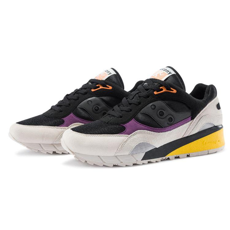 SAUCONY Shadow 6000 Удобные Синтетическая кожа Амортизирующие Нескользящие Износостойкие Дышащие Низкие Повседневные Кроссовки для бега Мужские кроссовки S79008-2