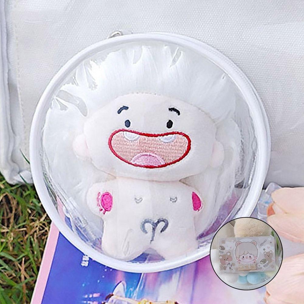 Multicolor Doll Display Box 10cm Doll Storage Case Mini Clear Outdoor Bag