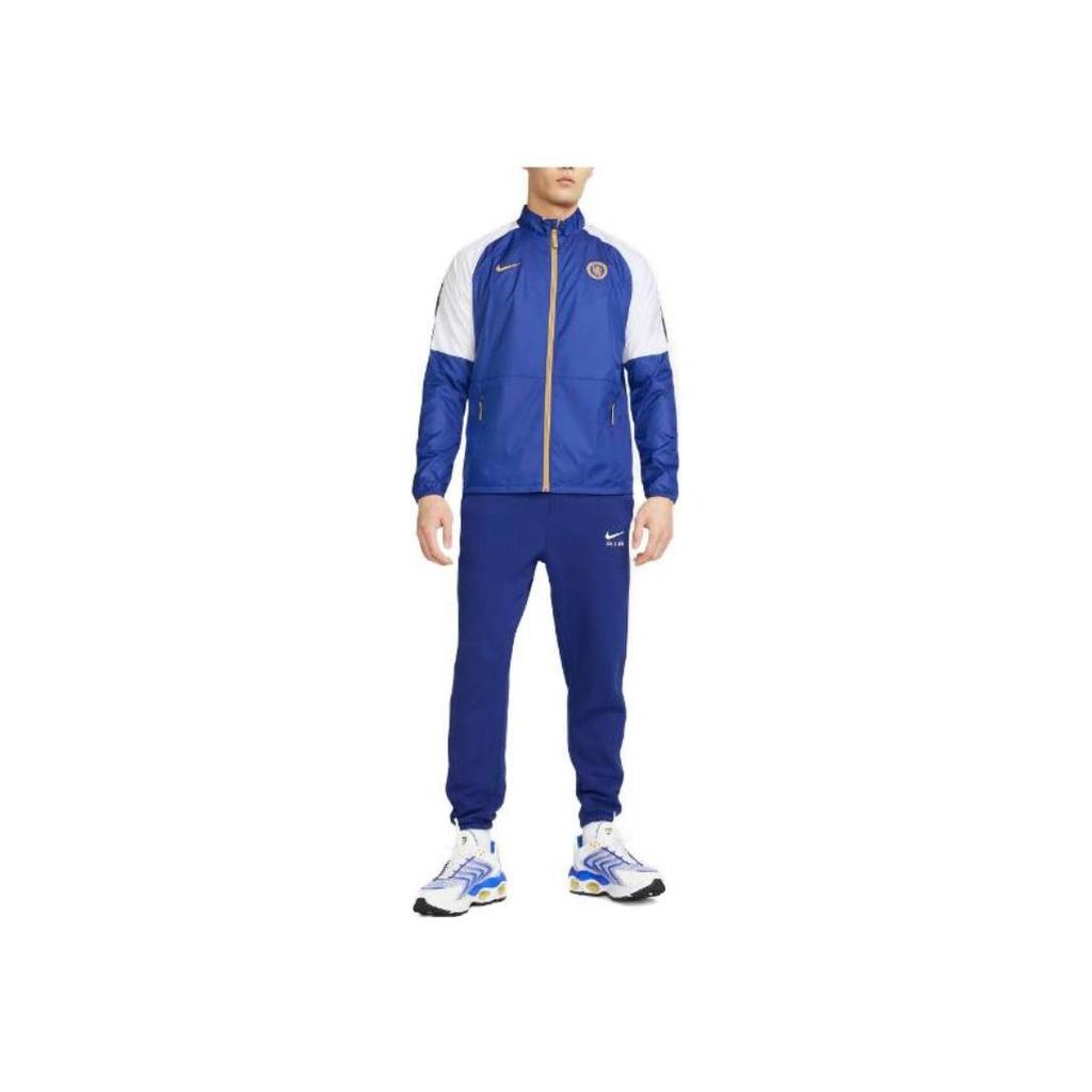 Nike Мужская футбольная куртка Chelsea FC Repel Academy AWF Rush Blue DV4714-495