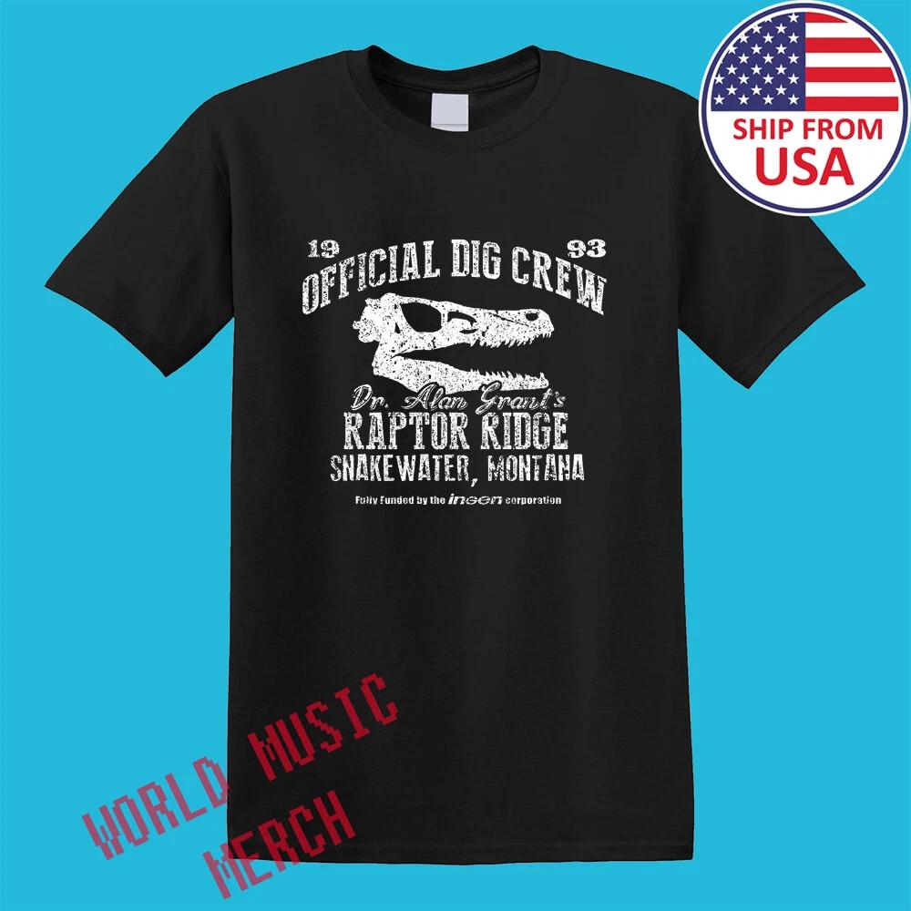 Dr. Alan Grant's Raptor Ridge Men's Black Size S-5XL