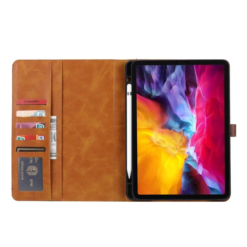 Для iPad Air 5 4 Чехол 10,9 Роскошный деловой кожаный чехол-книжка с отделением для карт и подставкой для iPad Pro 11 12,9 Mini 4