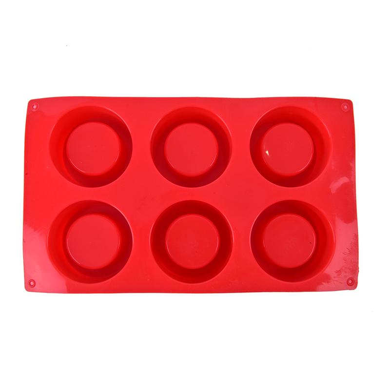 Формы для бетонных горшков с 6 отверстиями, силиконовая форма для домашнего горшка с суккулентами