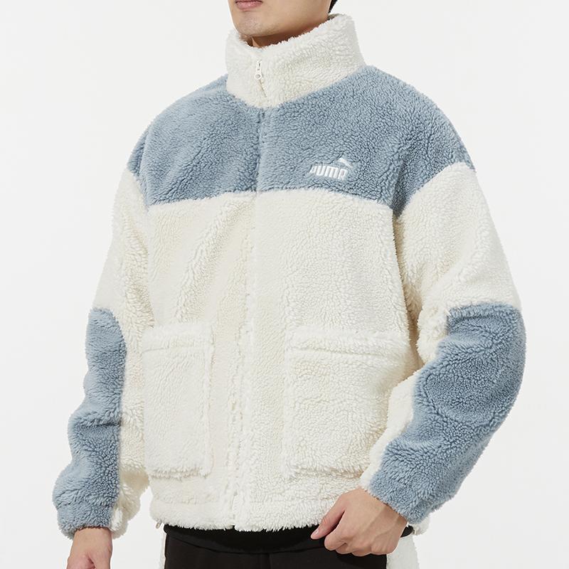 Puma Куртка из шерпы с цветными блоками и логотипом Мужские куртки Off-White 534931-93