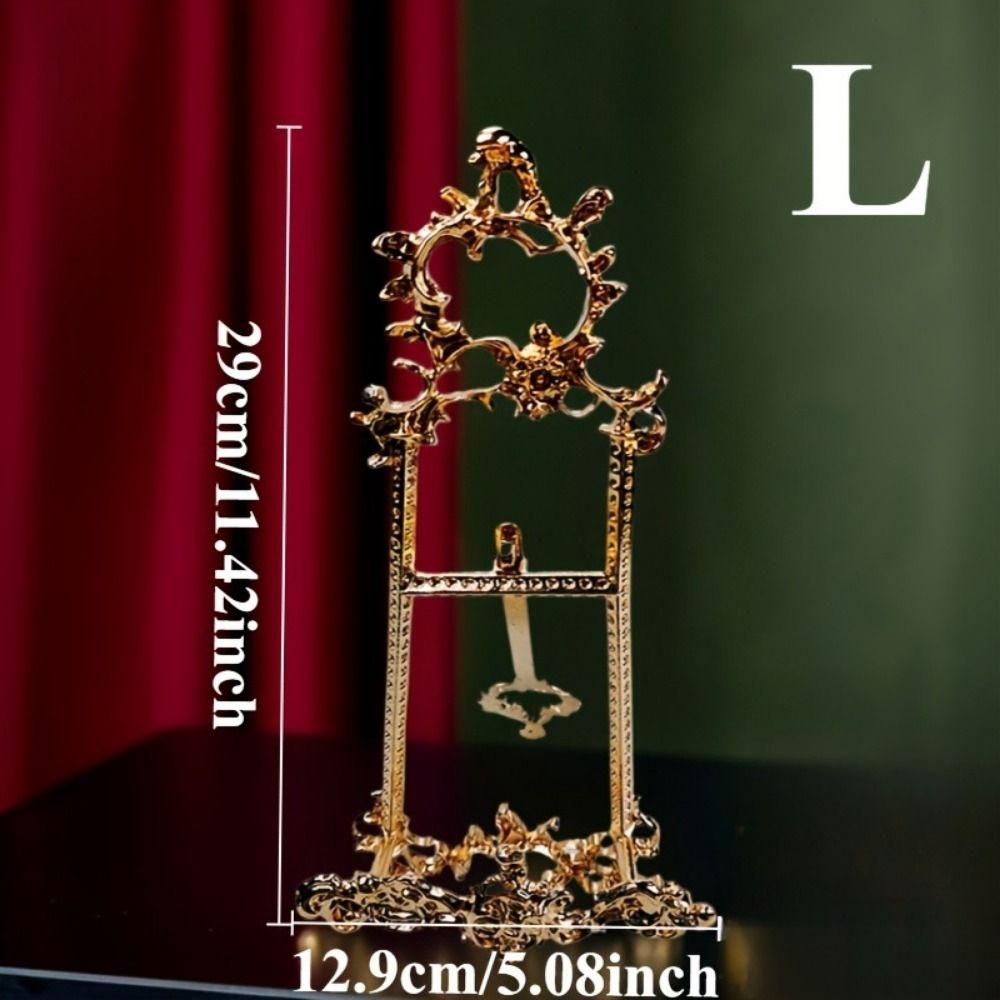 Zinc Alloy Photo Frame Display Rack Antique Finish Tray Rack Decoration Ornament  Wedding Use