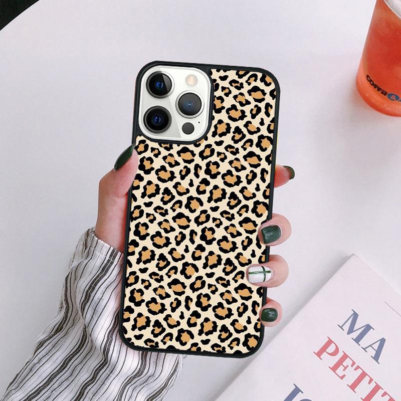 Модный Чехол для Телефона с Рисунком Тигра и Леопарда Для iPhone 17 Air 14 13 12 16Pro Max 15 Plus Max Чехол-Оболочка coque