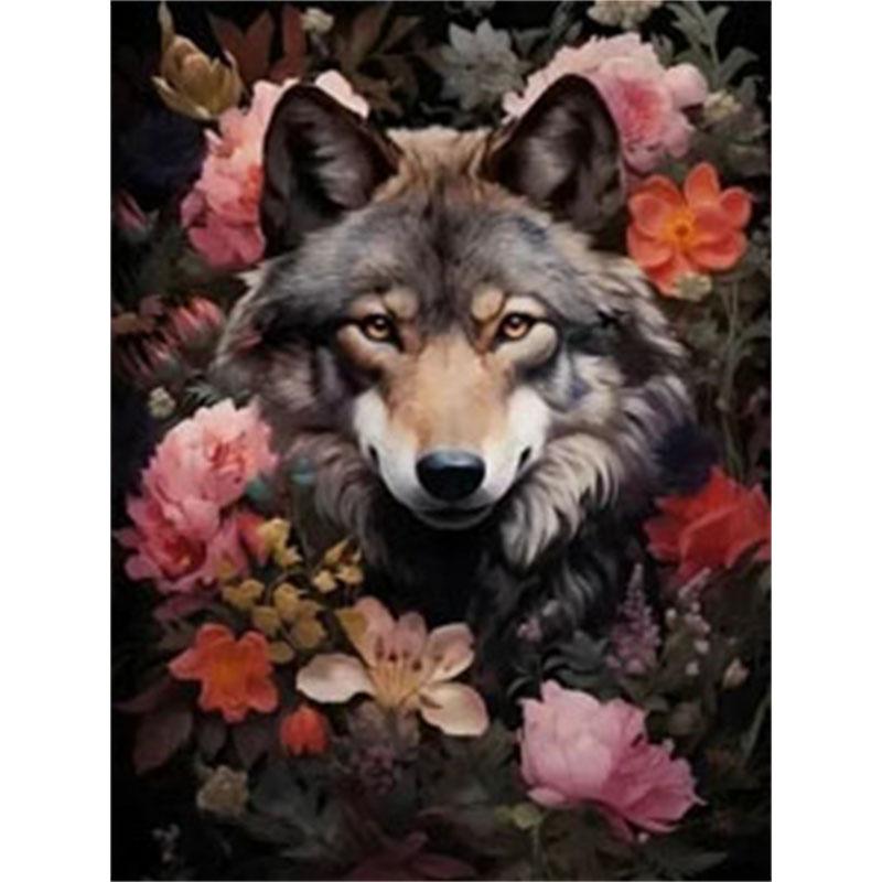 DIY Diamond Painting Flowers and Animals Cross Stitch Kit Mosaic Art Diamond Painting Full Circle/Square Diamond Home Decoration
