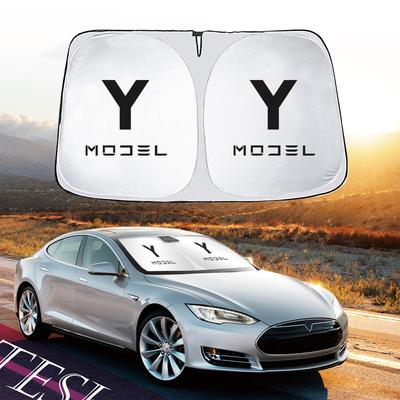 Для Tesla Model Y 2023 2022 солнцезащитный козырек на лобовое стекло складной солнцезащитный козырек на переднее окно теплозащитный козырек