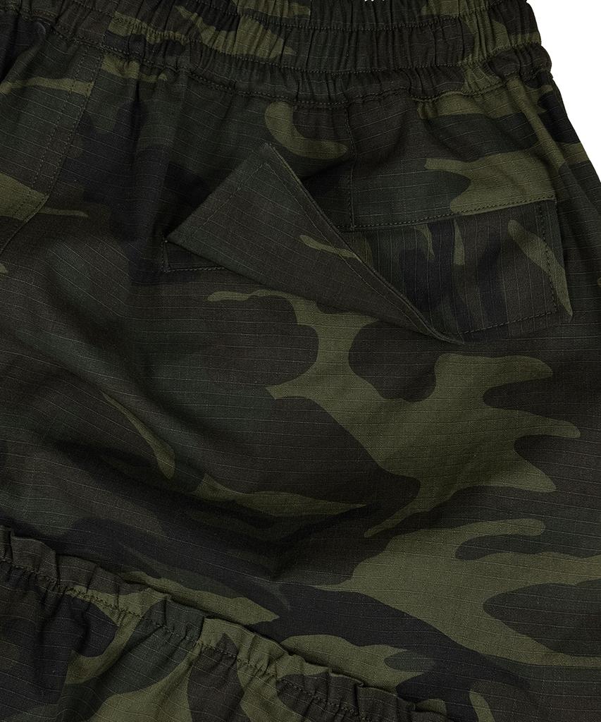 Grails Ruffle Layered Skirt [Camo]