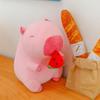 Simulation Pink Watermelon Capibara Plush Doll Cloth Doll Capibara Anime Fluffty Toy  Home Decor