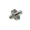 Metal 1/4 Inch Double Male Adapter Screw 1/4" Male To 1/4" Male Threaded Supports Tripod Stand Action Camera Accessories
