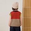 Жилет Papa Kids в ретро-стиле с цветовыми блоками, смесовая шерсть