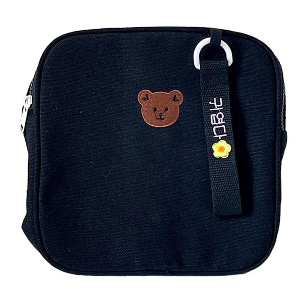 Bear Children School Bag Square Cute Shoulder Bag Personality Cartoon Backpack  Gift