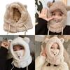 Fashion Cute Plush Hat Bear Ear Hat Earflap Earmuff Windproof Caps Beanies Caps