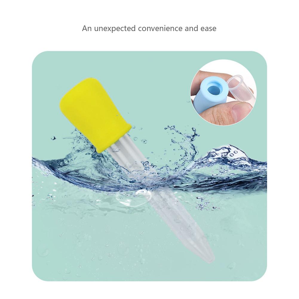 10 шт./компл. 5 мл силиконовая пластиковая пипетка школьные лабораторные принадлежности для экспериментов пипетка кормление лекарство жидкость глаз ушная пипетка капельница