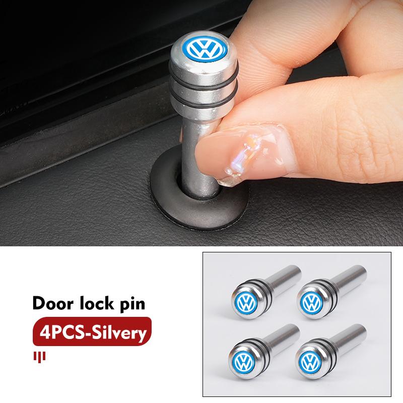 Car Door Lock Pin Knob Pull Security Insurance Accessories For Volkswagen VW Scirocco Passat Polo B5 B6 B7 CC Tiguan Sharan QN9