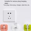 3pcs Stand Plug Storage Rack Storage Hooks Adhesive Kitchen and Bathroom Hook