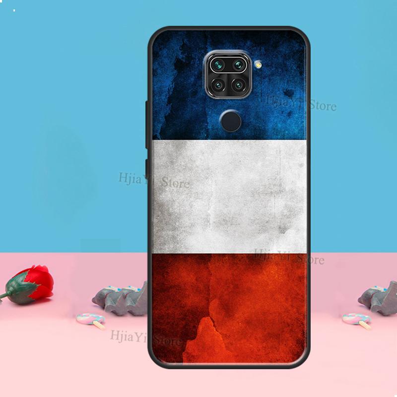 Чехол с флагом Франции для Redmi Note 8 9 10 11 12 Pro Plus 10S 11S 12S Чехол для Redmi 9C 10A 10C 12C Coque