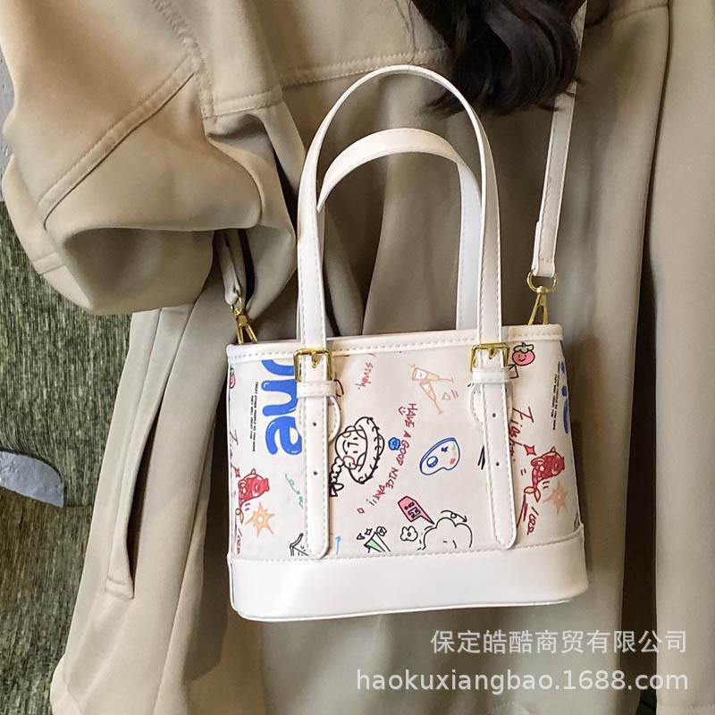 Сумка премиум-класса нишевая женская 2025 новая модная универсальная сумка через плечо-мессенджер легкая роскошная ручная сумка-ведро