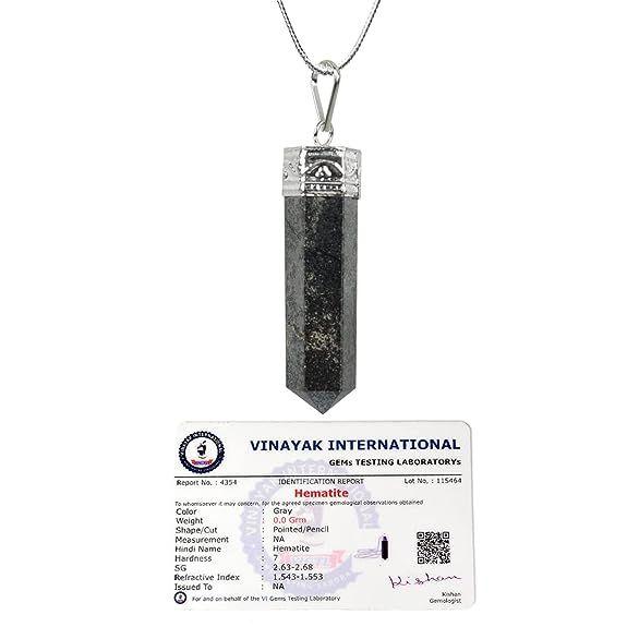 Подвеска-карандаш из кристалла Рейки с натуральным сертифицированным кристаллом качества AAA с сертификатом и металлической цепочкой для исцеления и кристаллическими лечебными драгоценными камнями