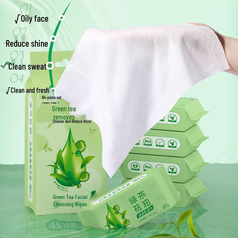 Портативные мини охлаждающие салфетки для лица - Влажные салфетки для удаления жира Семейная упаковка