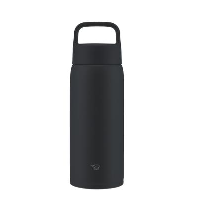 Кружка Zojirushi MahobinMug для воды 800 мл с ручкой винтового типа, бесшовная, 2 точки ухода, угольно-черная SU-DA80-BM