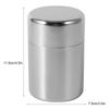 Stainless Steel Tea Tins Canister Home Kitchen Canisters for Tea Coffee Sugar Storage Loose Leaf Tea Tin Tea Tins