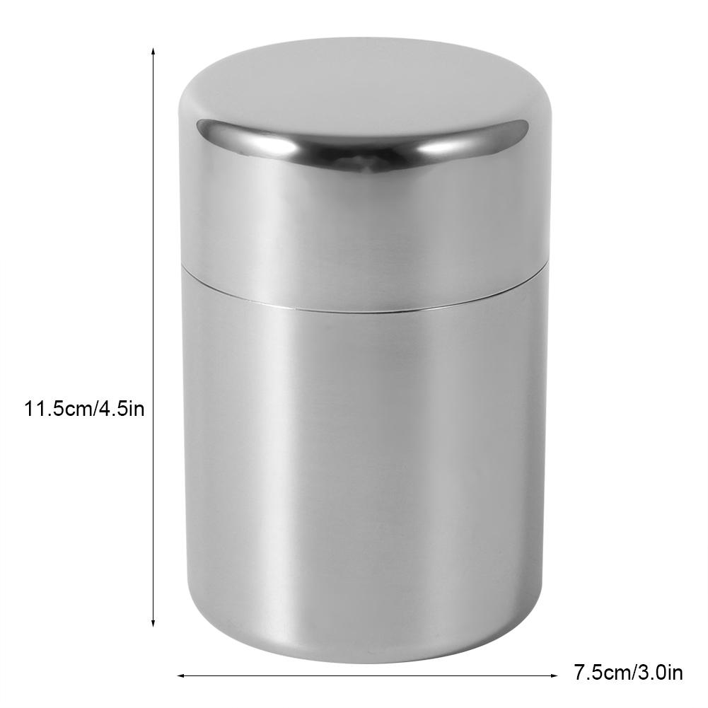 Stainless Steel Tea Tins Canister Home Kitchen Canisters for Tea Coffee Sugar Storage Loose Leaf Tea Tin Tea Tins
