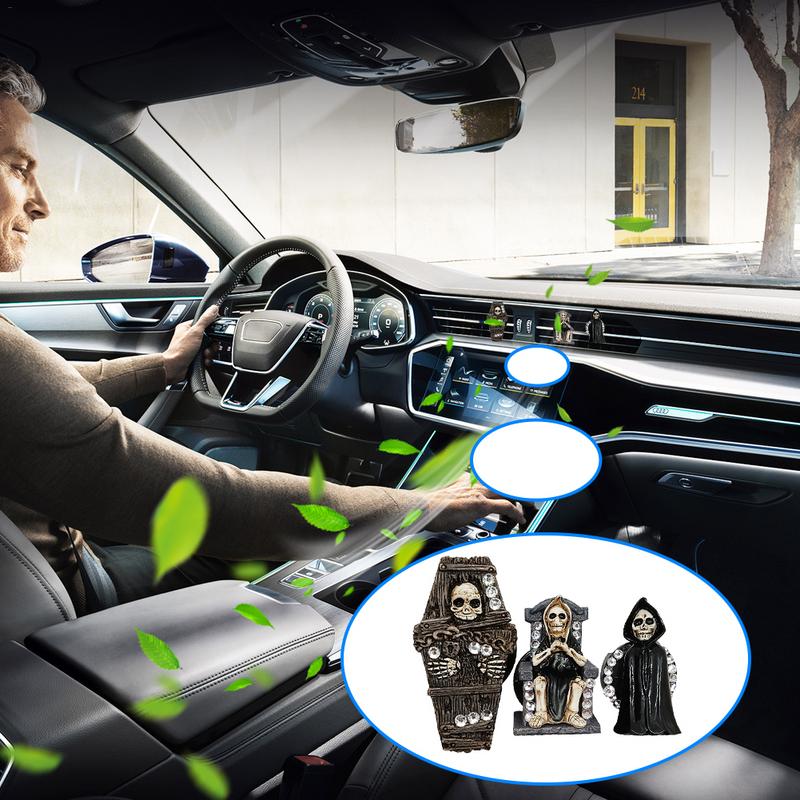 Освежитель воздуха Духи Клипсы Череп Дизайн Клип Диффузор Портативный Автомобильный Освежитель Воздуха Автомобильный Диффузор Вентиляционный Зажим Для Легковых Автомобилей Грузовиков Автодомов