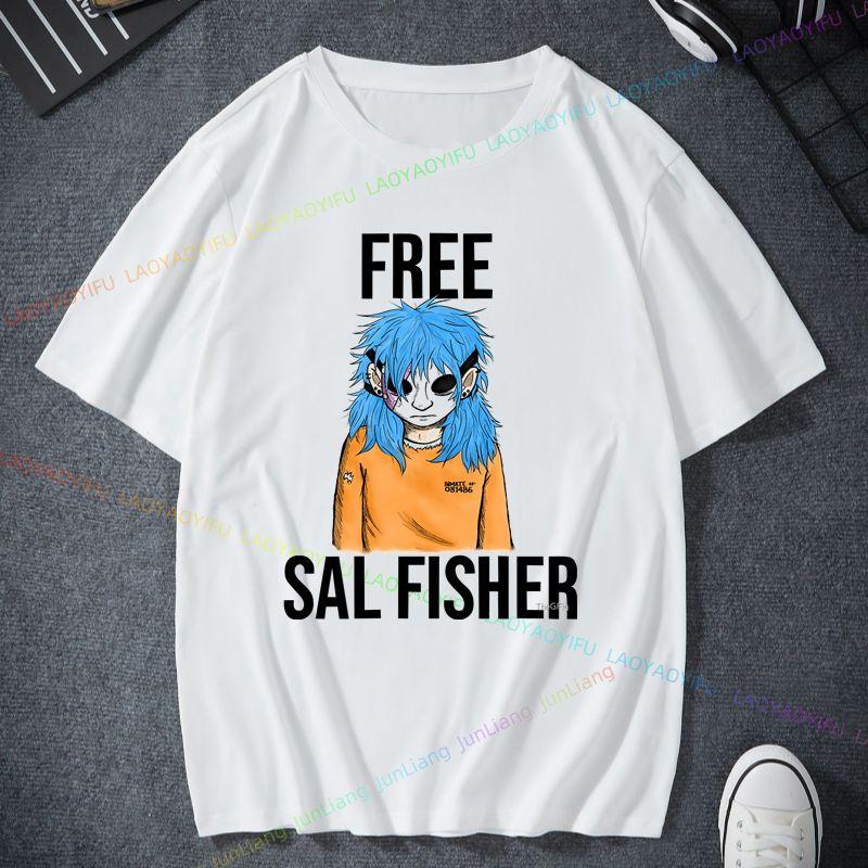 Мужская Женская Футболка Sally Face Магическая Маска Готическая Ретро Футболка Sally Face Классический Узор Футболка