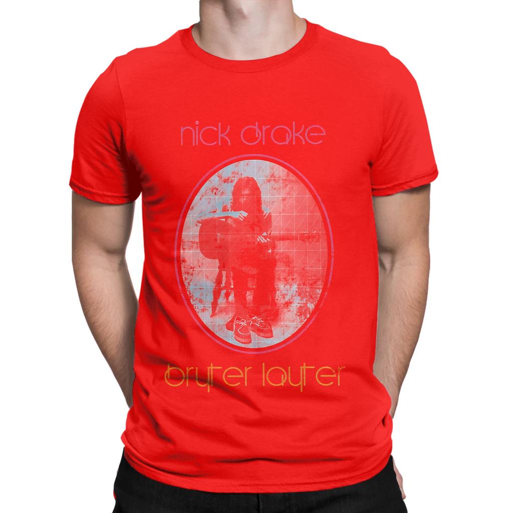 Vintage Nick Drake TShirts Unisex Round Neck Cotton T Shirts Short Sleeve Tees Birthday Present Clothing