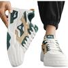 Warrior Men's Casual Sneakers Versatile Board Shoes Autumn 2025 New Lightweight Comfortable Sports Shoes for Men, Beige Black, Size 41