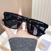 European and American retro style women's fashionable sunglasses trend versatile summer sun shading and UV protection lightweigh