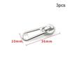 3pcs Metal Zipper Sliders Zipper Puller For Bag Jacket Coat Shoes DIY Sewing Craft Repair Kit Zipper Head Zip Accessories