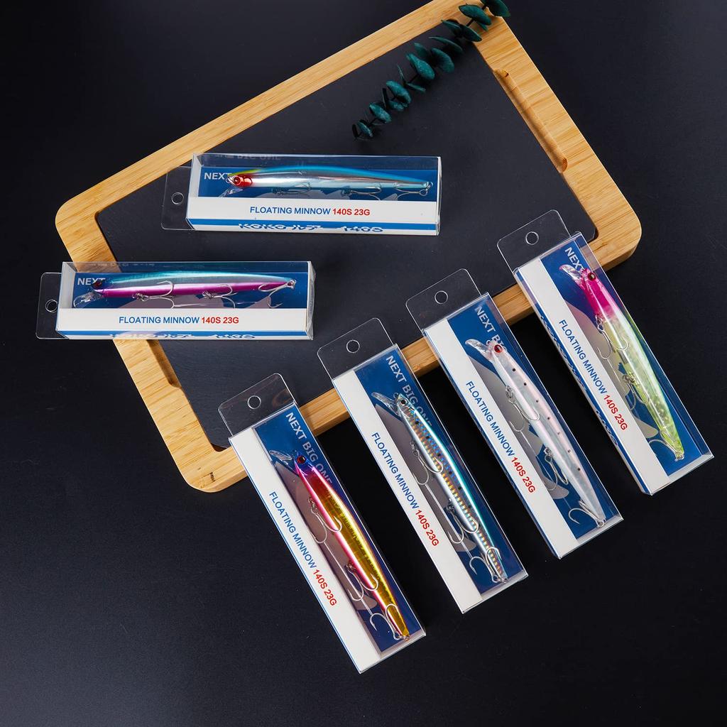 KOKO Lure KK140S 23g Sinking Minnow for Sea and with Shifting Center of Gravity #6 Minnow, Bass, Bluefish, Flounder, Tungsten-Based