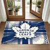 Toronto Maple Leafs Design Crystal Velvet Rug Soft Decorative Mat for Bedroom Entrance