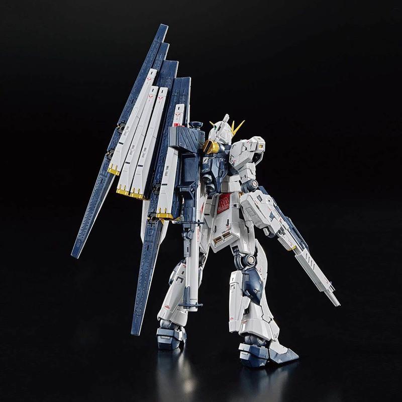 RG 1/144 Nu Rx-93 Покрытая титановым сплавом версия Сборная модель Упаковка Фигурки персонажей с двойными fin-funnels Модная игрушка Подарок-сюрприз