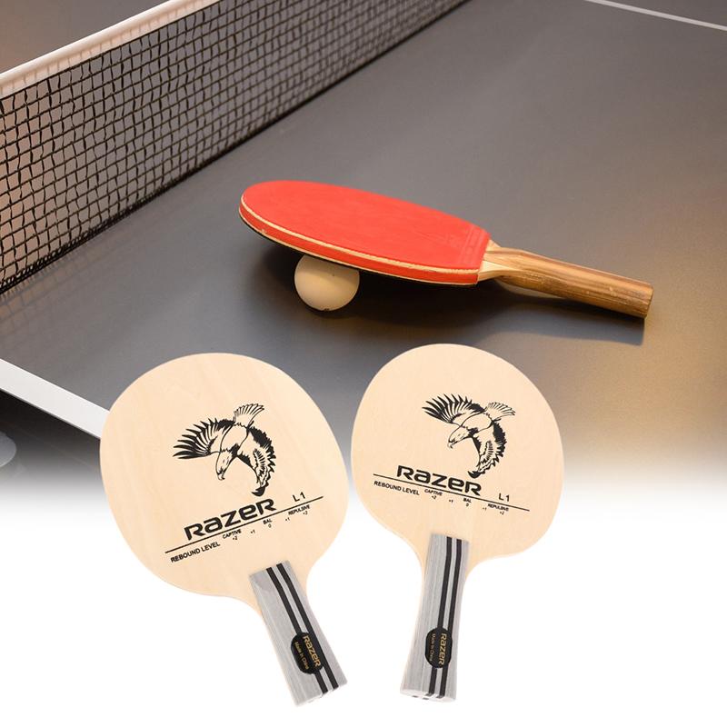 1Pc For L1 Table Tennis Blade Racket (5 Ply Wood ) Ping Pong Bat Paddle For Training Competition Table Tennis Carbon Plate Blade
