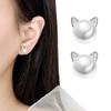 Stylish Cat Ear Studs Playful Cat Shaped Earrings Lovely Cat Ear Studs Jewelry Cute and Fashionable Earrings for Women