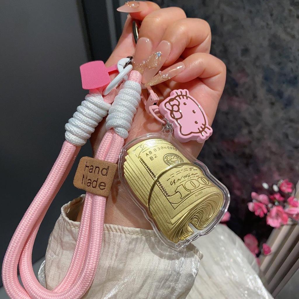 999 Pure Gold Hello Kitty Pendant & Keychain Charm