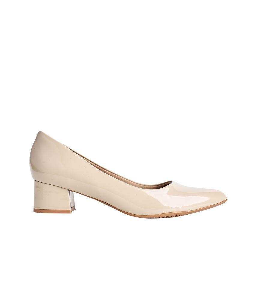 Piccadilly 739026-1A Туфли_Бежевый лак (4.5cm)