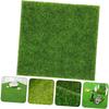 Grass Mat Realistic Artificial Grass Mat Green Fake Turf Artificial Grass Mats Decorative Turf for DIY Landscape Projects